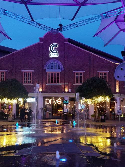 Located at block C. At the water fountain area at Prive - Clarke Quay in Central Singapore