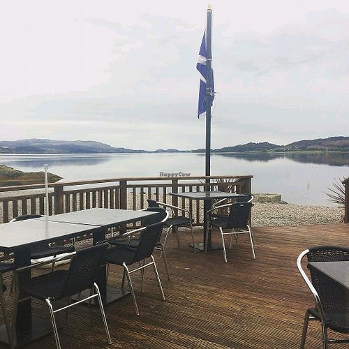 decking at Creagan Inn in Appin
