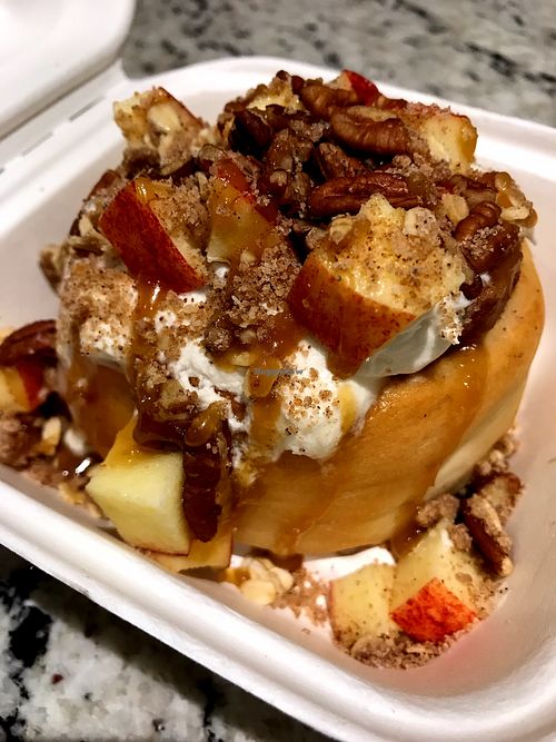 Caramel apple at Cinnaholic - 109 St in Edmonton