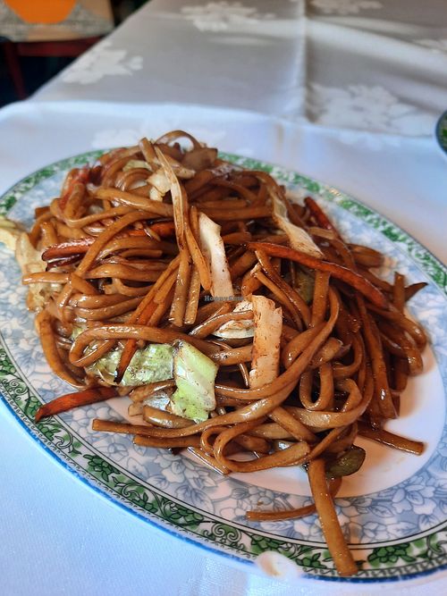 Tallarines as a part of a menu at Chino Playa in Torremolinos