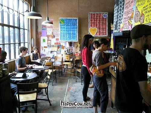 limited seating inside at Avalon - Willis St in Detroit