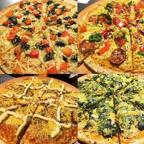Pizzas at Vida Bistro in Rio De Janeiro