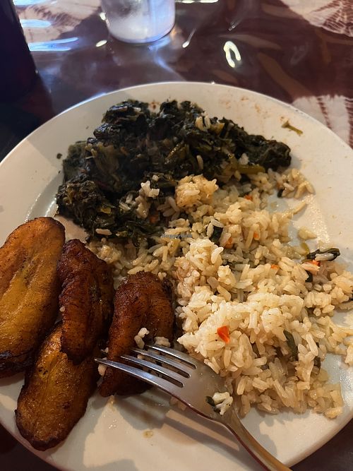 Ate most of it then remembered to take a pic !  at Bennachin in New Orleans