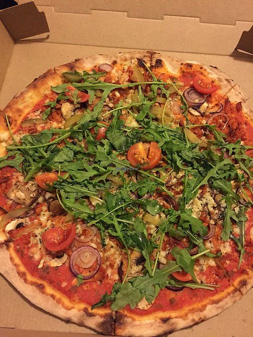 V Pizza! at Romans Pizzeria in Glasgow