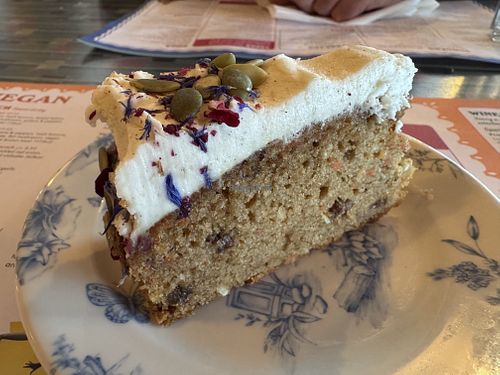 Even dessert options. Carrot cake    at Paletto Lounge in Corby