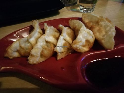 Vegetable dumplings at Bibimbap in Glasgow