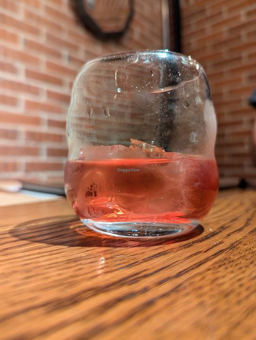 Strawberry plum wine 🍷 at Premarché Alternative Diner in Kyoto