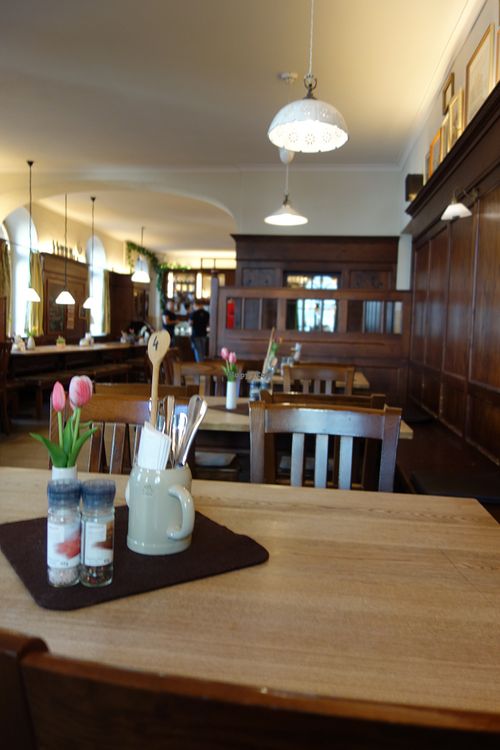 Indoor seating at Tante Paula im Mailkeller  in Rosenheim