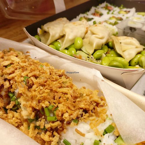 Dragon Rolls and Selection Box at Itsu - Neal St in London