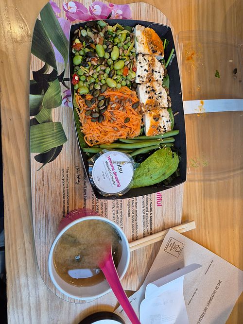 No meat mondays & miso soup at Itsu - Westfield White City in West London