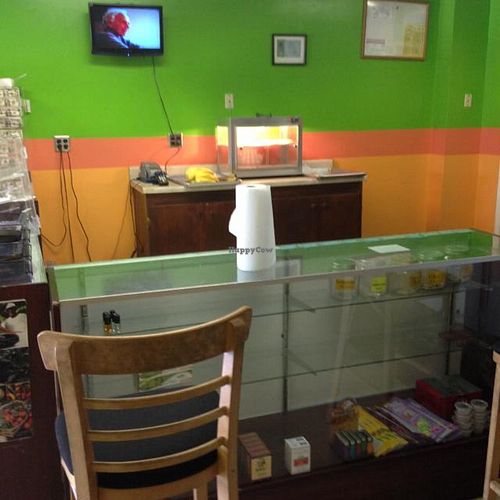 inside at Vegetarian Paradise in Decatur