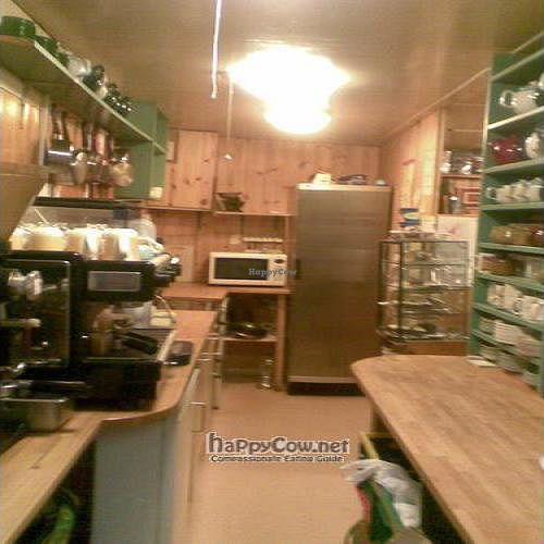 scarthin kitchen at Scarthin Books Cafe in Cromford