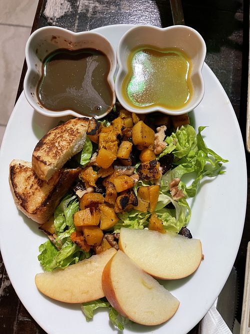 Kale Salad at Iguana Juan's in San Pedro