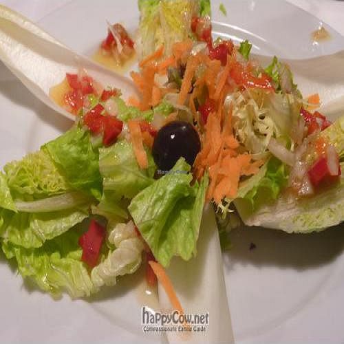 Lettuce's hearts from Tudela salad at Sarasate in Pamplona