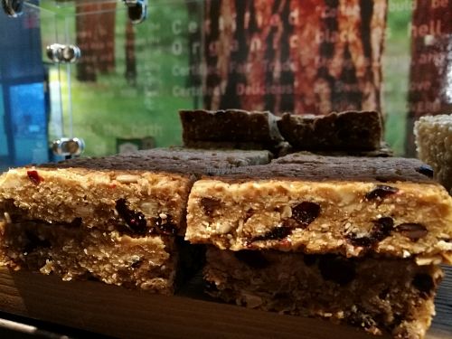 Kick ass bars - yummmmm at Kicking Horse Cafe in Invermere