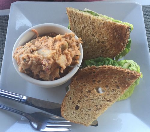 BLT YES PLEASE + potato salad yumm at Flore in Los Angeles