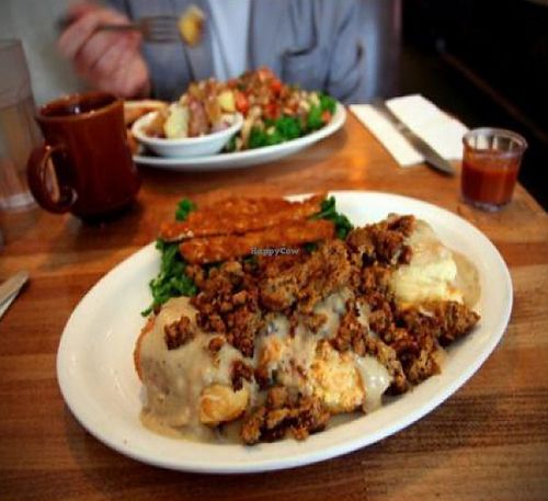 Biscuits and gravy photo by MR MEANER at Flore in Los Angeles