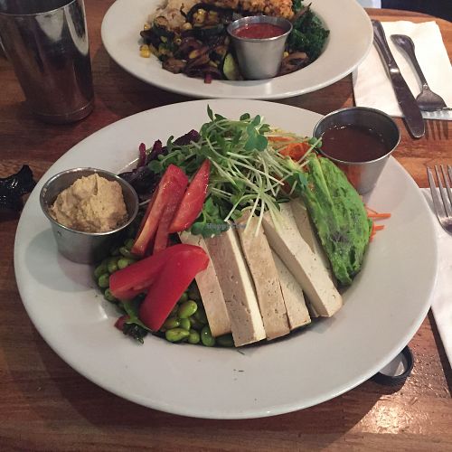 the salad at Flore in Los Angeles