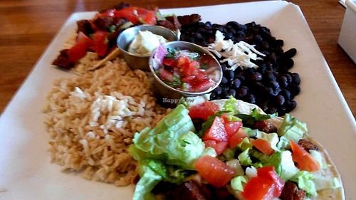 Seitan tacos at Flore in Los Angeles
