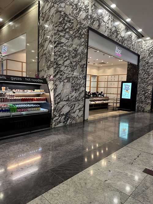   at Itsu - Jubilee Place in East London