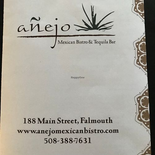Contact at Anejo Mexican Bistro in Falmouth