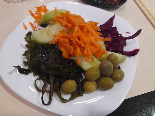 Salad to start with! at The Nature Restaurant in Valencia