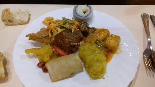 plate from the buffet   at The Nature Restaurant in Valencia