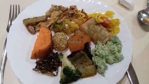 plate from the buffet  at The Nature Restaurant in Valencia