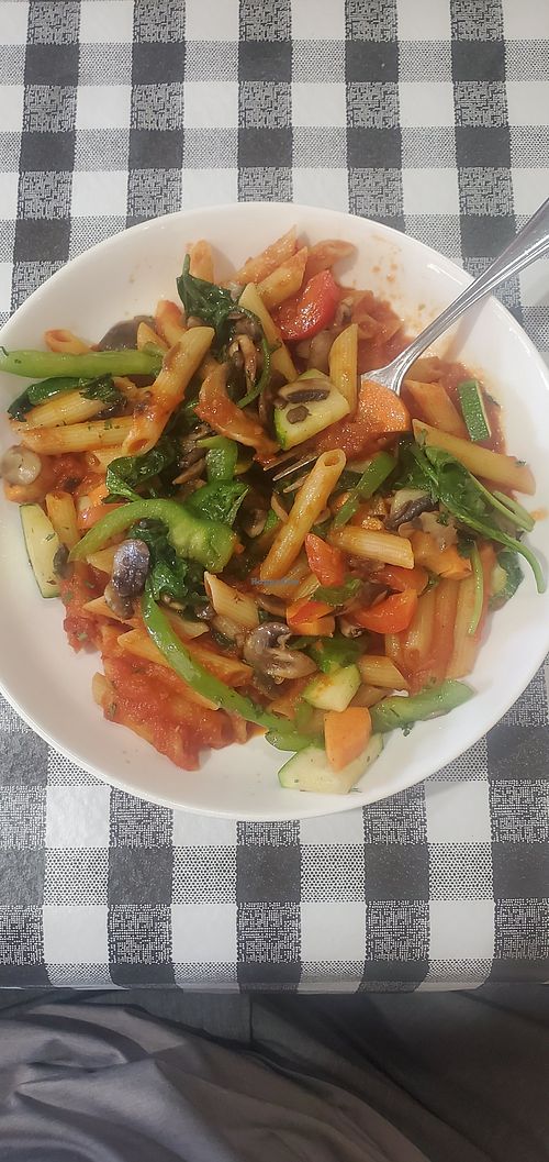 Pasta primavera at Zia's Caffe in Kaneohe