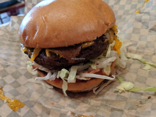 Dirty Burger at Rudy's Dirty Vegan Diner in North West London