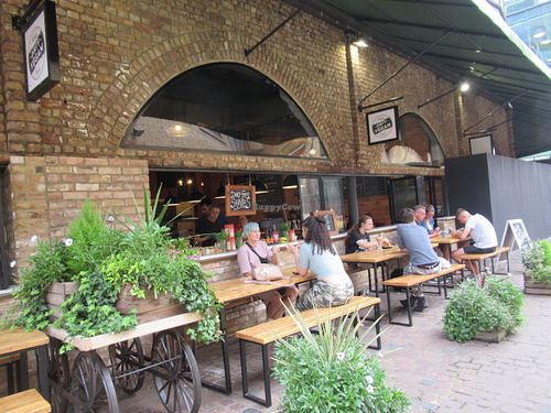 exterior at Rudy's Dirty Vegan Diner in North West London