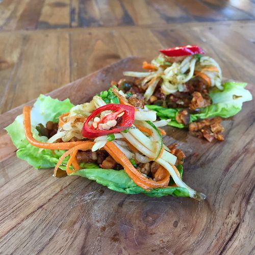 Tempe terong snacks from Pituq Waroeng  at Pituq Cafe in 