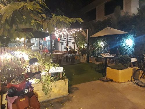 Outside at Massaman House in Chiang Mai