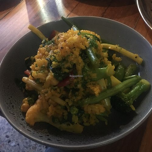 Vegan Paella  at Senors in Torquay