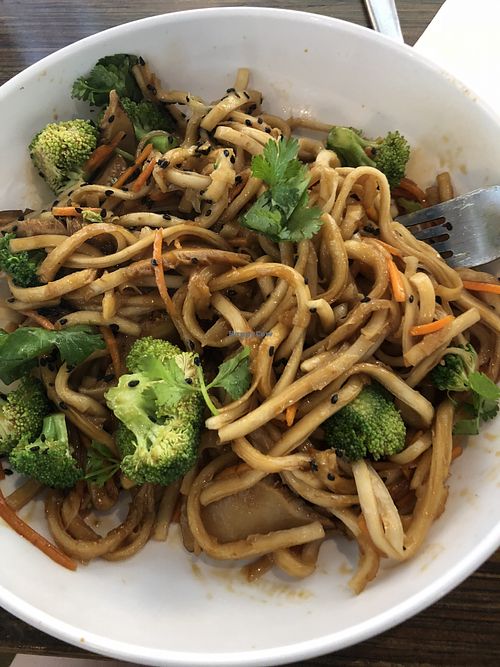 Japanese pan noodles at Noodles & Company in Schererville