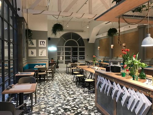 Seating area  at Shake Cafe - Camillo Cavour in Florence