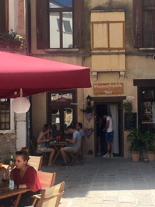 Outside  at Fiumefreddo Bio in Venice