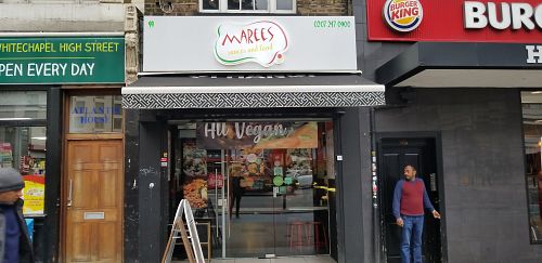 Outside at Marees Sauces and Food in London