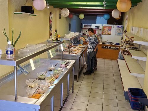 Inside at Rotiseria Oli in Montevideo