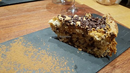 Chocolate-pear cake at Bioesseri in Palermo