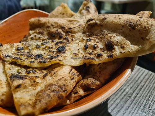 Vegan naan at Indi-Yang in Torquay