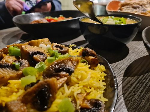 Mushroom rice at Indi-Yang in Torquay