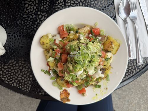Nebulous potato thing  at St Francis Fountain and Candy in San Francisco