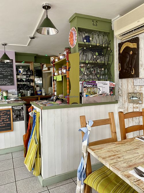 Colourful and welcoming 💚  at Vega in Tintagel