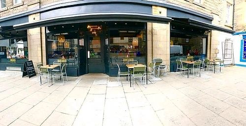 outside at Ransacked Black Oven in Edinburgh