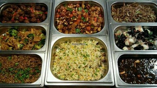 Comida en bufé at Loving Hut in Valencia