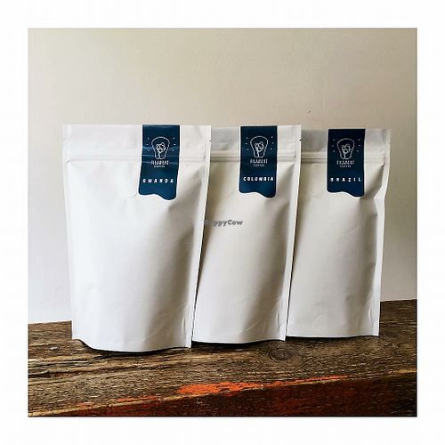 Own brand coffee at Filament Coffee in Edinburgh