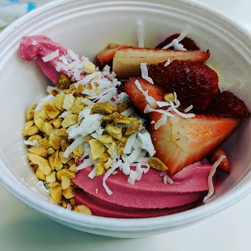 Non-dairy Fro-Yo at Sweet Frog in Oneonta