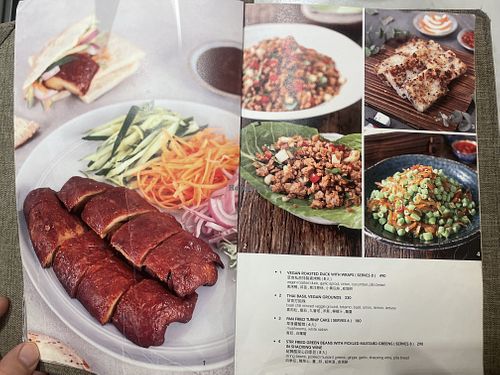 Menu - starters 3  at Herbivore - Shin Kong Mitsukoshi in Taipei