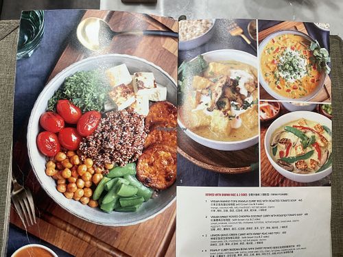 Menu - Bowls 2  at Herbivore - Shin Kong Mitsukoshi in Taipei